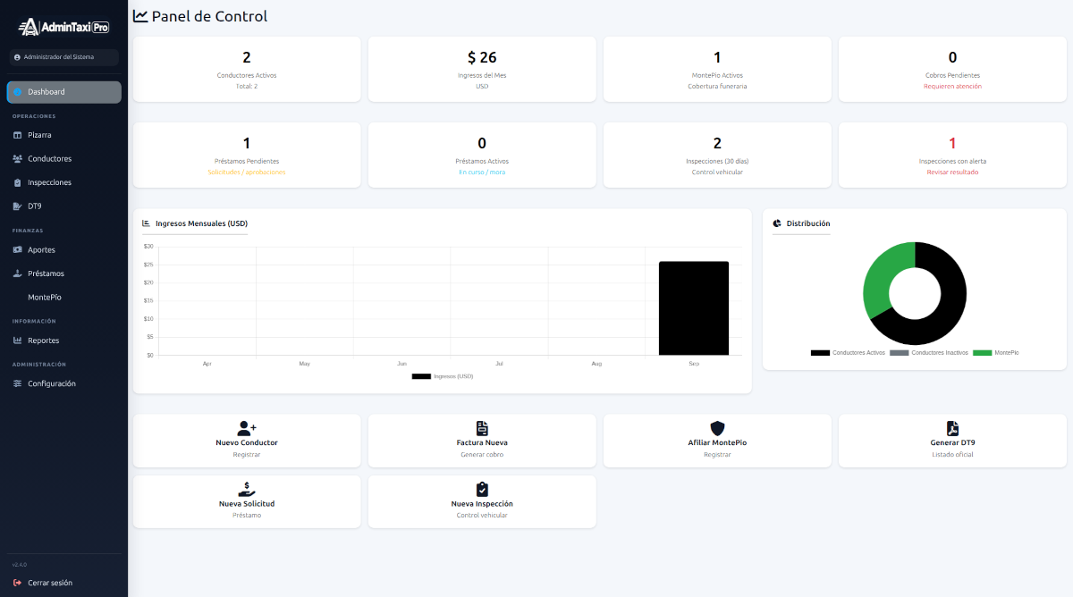 AdminTaxi Pro